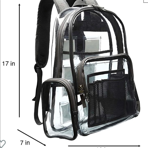 New Transparent Backpack for School - Picture 2 of 4